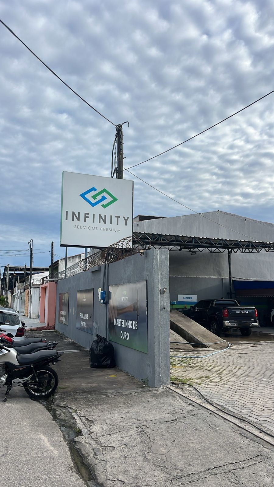 Fachada da Infinity Serviços Premium em Fortaleza